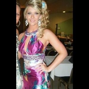 Floor length formal dress