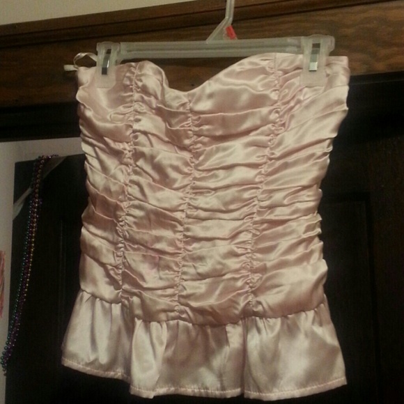 Adorable Nanette Lepore baby pink corset halter!!!