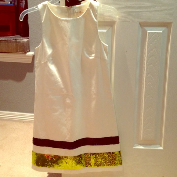 Sequined shift dress