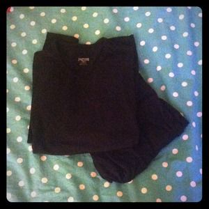 Black "Pepper Skins" Long Underwear