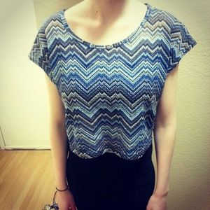 Aztec crop top