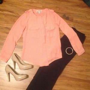 Forever 21 coral blouse