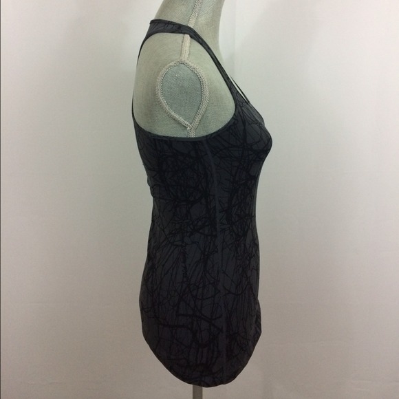 Lululemon Cool Racerback Rare Gray Black 4 - Picture 4 of 4