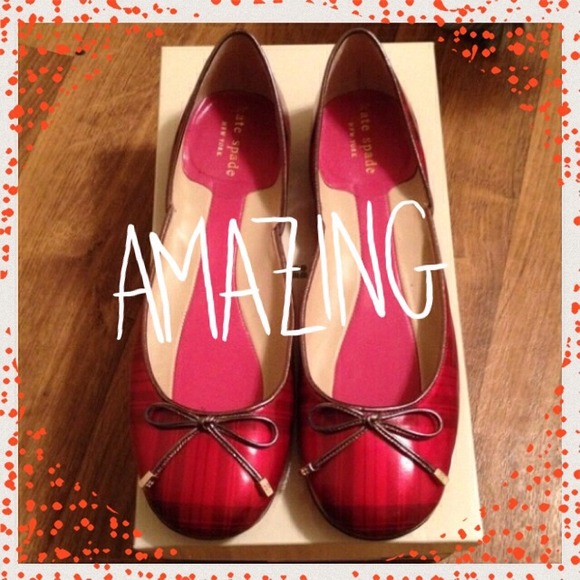🚨SOLD🚨Kate Spade flats like new . - Picture 1 of 4