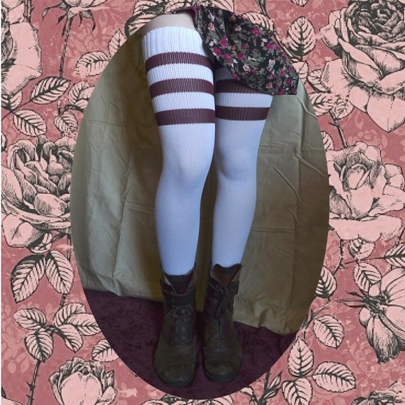 American Apparel thigh-high socks