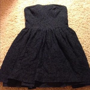 Abercrombie & Fitch navy lace dress