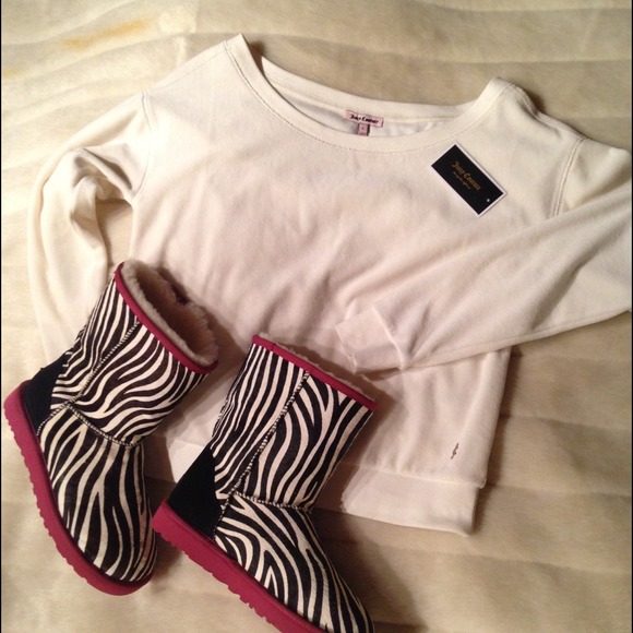 Juicy Couture Angel Boatneck Pullover - Small - Picture 4 of 4