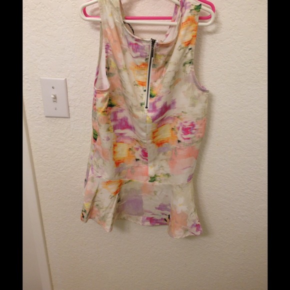 👍SOLD ON EBAY👍H&m floral peplum blouse - Picture 3 of 4