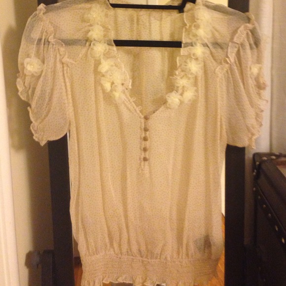 Nordstrom TBD Ivory Blouse