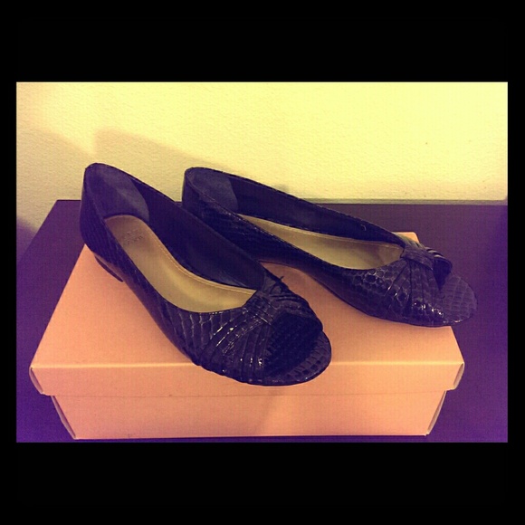 Alex Marie flat peep toe shoes