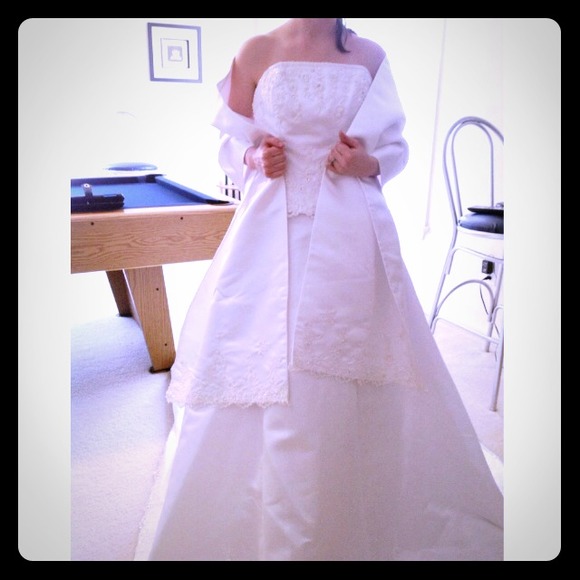 Wedding Dress with shawl