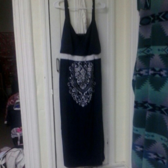 Navy blue dress