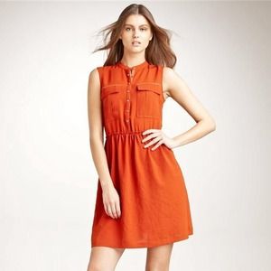 Burberry Brit orange dress