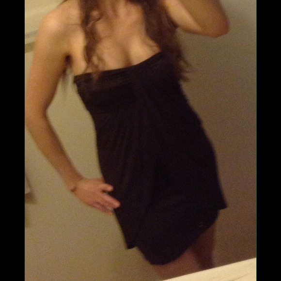 Sexy Brown Tube Club Dress