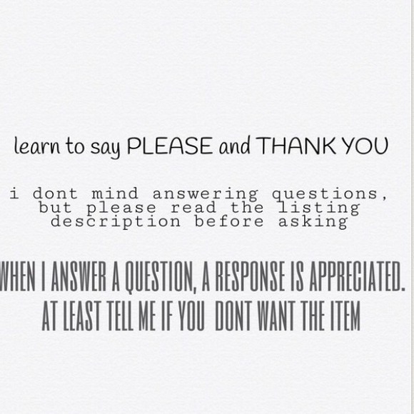 Poshmark Etiquette💞💜DO NOT PLAY IN MY CLOSET💜💞 - Picture 2 of 2