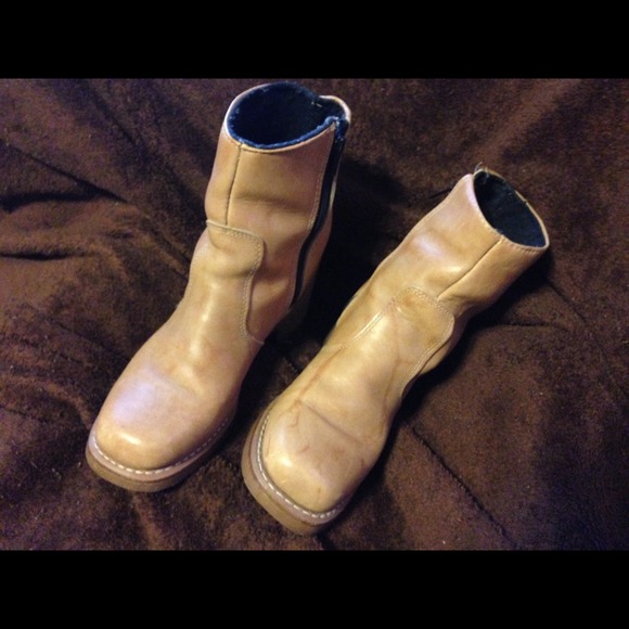 Boot women size7 vintage khaki - Picture 2 of 4