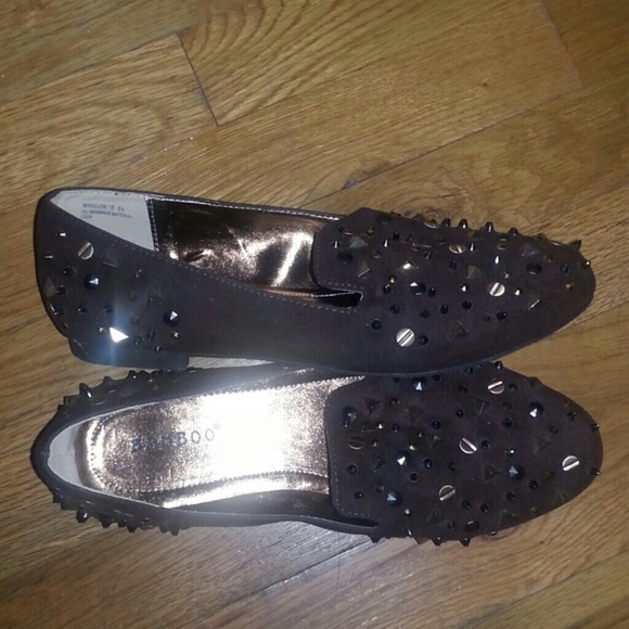 Spikes & Studs Brown Loafers