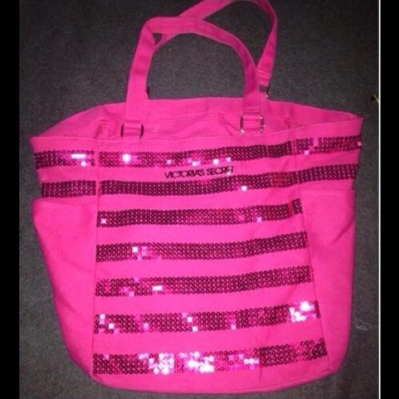 Large Sparkle Victorias Secret Bag