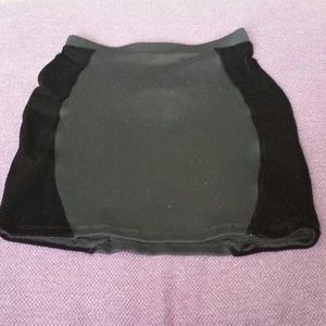 NWT David Lerner Black Mini Skirt XS
