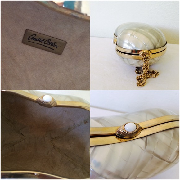 ⛔️SOLD⛔️AUTHENTIC ANDRE CELLINI VINTAGE CLUTCH - Picture 4 of 4