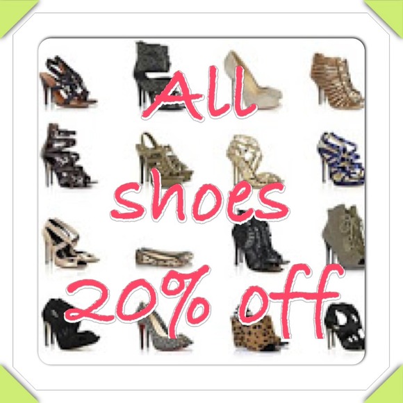 Sale 20% off shoes!!