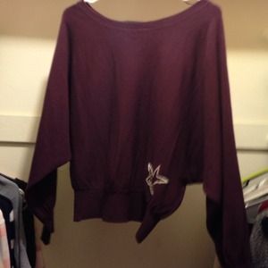 Dark purple sweater