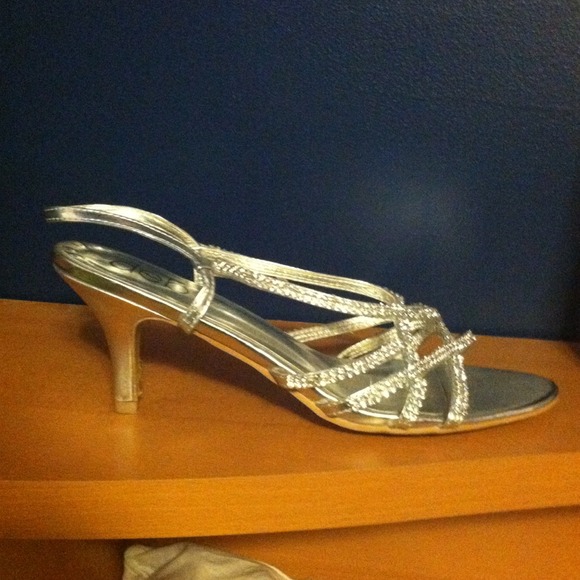 Silver heels