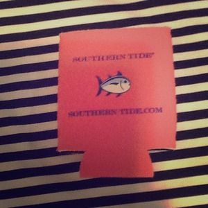 Pink Southern Tide Coozie