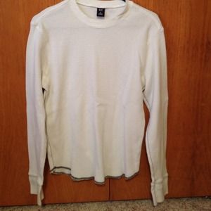 Mens white long sleeve