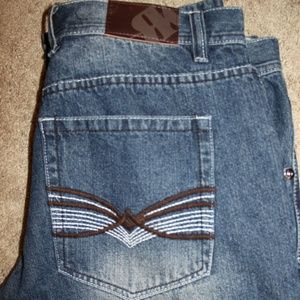 RK DENIM JEANS, Size 38X32 straight leg