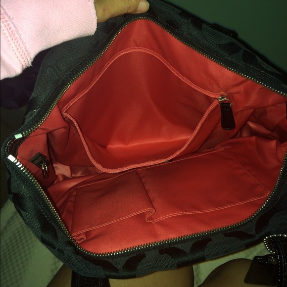 🚫SOLD Coach NWOT black metallic poppy bag - Picture 3 of 4