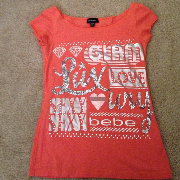 Coral bebe shirt