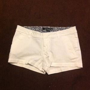 White Volcom short