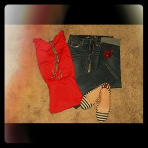 AMERICAN EAGLE Size 2, Skinny Jeans, Capri