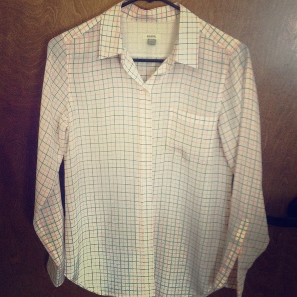 Fossil Silk button down