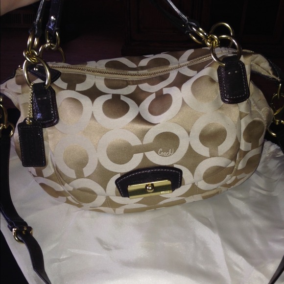 Coach Kristin Op Art Sateen hobo - Picture 2 of 4