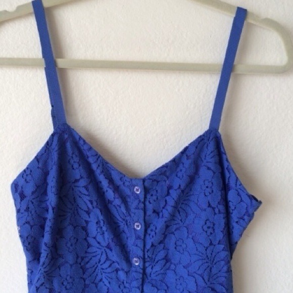 Blue Lace Volcom Dress - Picture 3 of 4