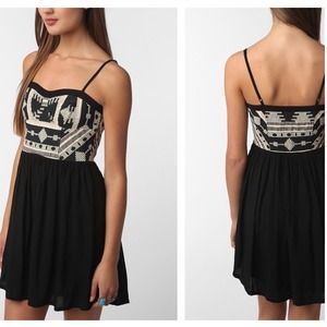 Staring at Stars Embroidered Top Dress