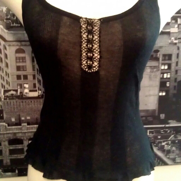 Rebecca Taylor beaded semi sheer tank top $268 NWT - Picture 2 of 4