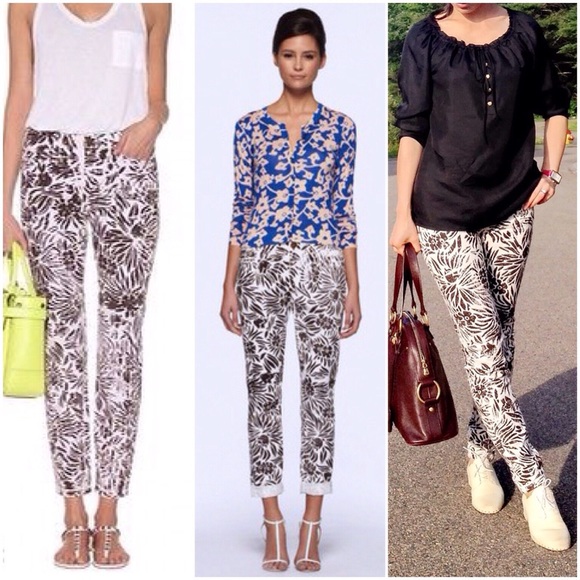 DVF❤️Current/Elliott Floral Skinny Jean - Picture 3 of 4