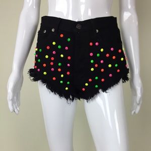 ⭐️WHOLESALE⭐️ 4 Pair/Studded Color Spike Short