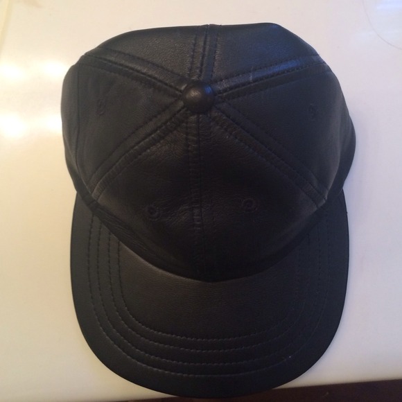American apparel leather hat