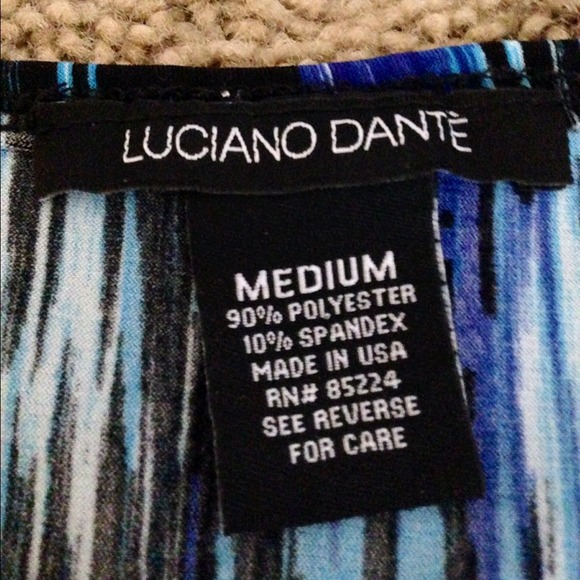 Luciano Dante Dolman Sleeve top-sz Med - Picture 3 of 4