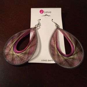 Large earrings