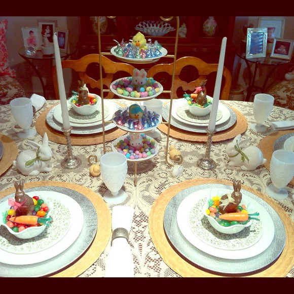 Happy Easter just wanted to share my decorations