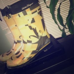 Salvatore Ferragamo Rain Boots 💦👢