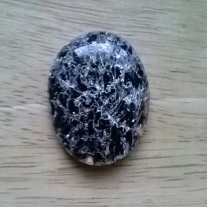 Hand made pendant.  self cracked and colored.