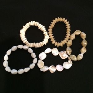 Nude colored bracelets