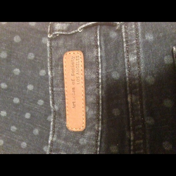 🚫SOLD🚫Articles of Society polka dot jeans - Picture 3 of 4