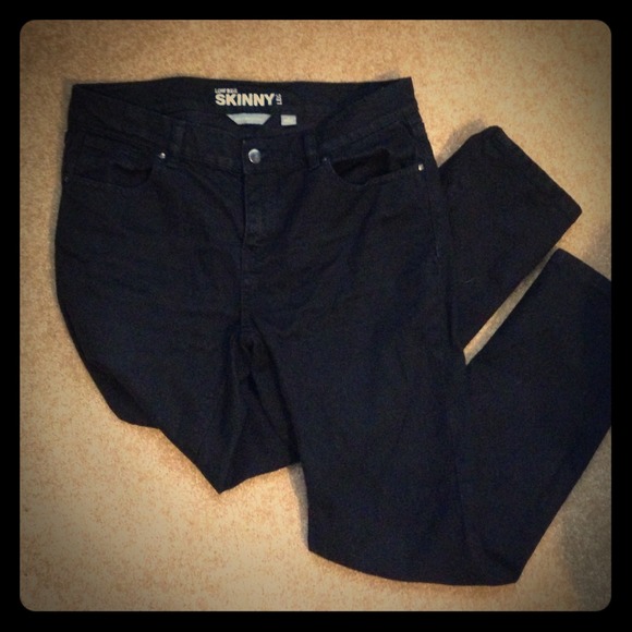 Black skinny jean leggings